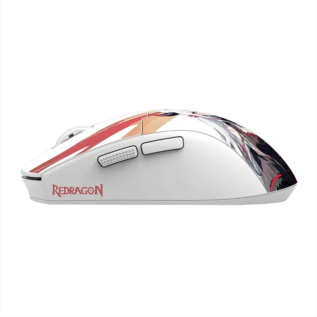 Redragon M918 KING Max AKG PRO 26K DPI Anime Wireless Gaming Mouse (White)