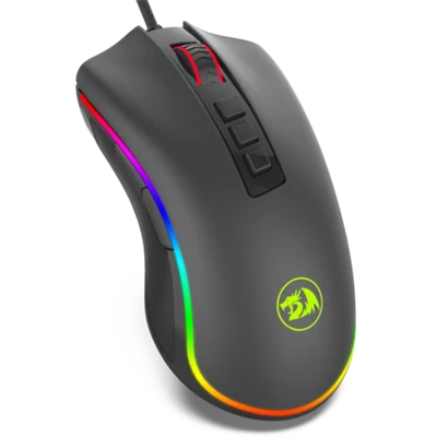 Redragon M711 COBRA RGB Gaming Mouse with 16.8 Million, 10,000 DPI (Black)