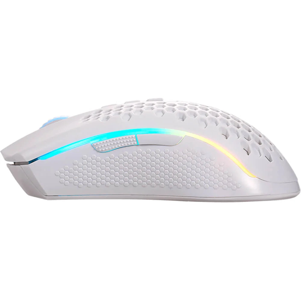 Redragon M808W-KS STORM PRO RGB Wireless Gaming Mouse, 16000 DPI (White)